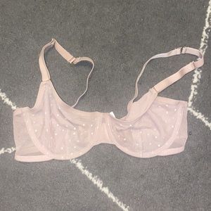 Nude bra with polka dots!